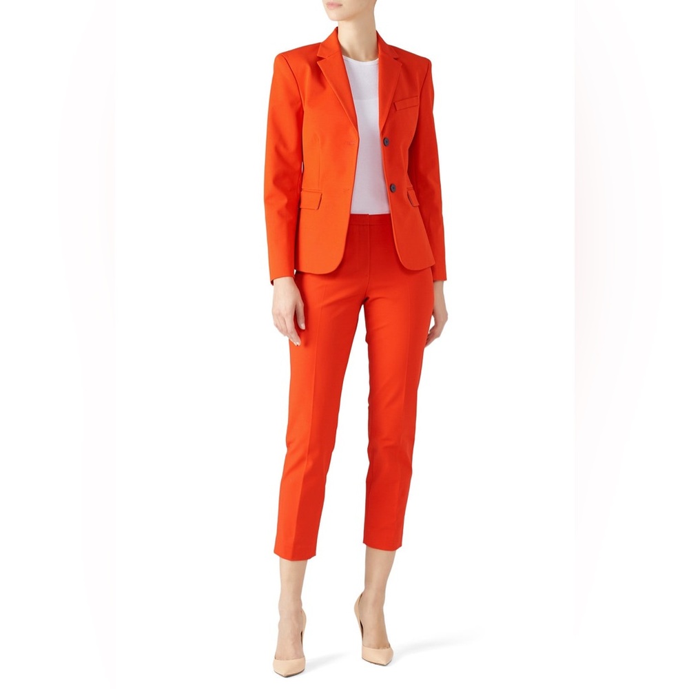 Theory Fire Opal Classic Skinny Pants